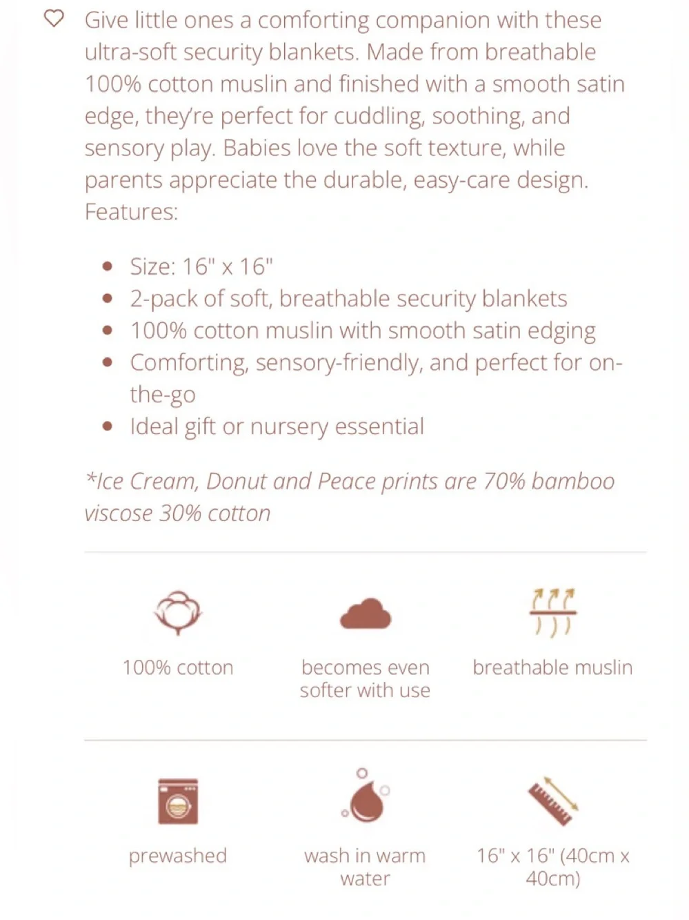 Lulujo Security Blanket Set
